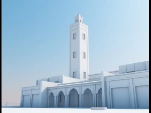moroccan mosque 3D Model