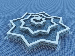 traditional fountain of morocco 3D Модель