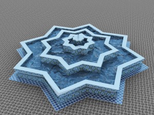 traditional fountain of morocco 3D 模型