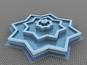 traditional fountain of morocco 3D Модель