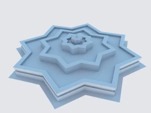 traditional fountain of morocco 3D Model