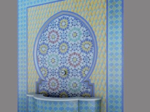 traditional fountain of morocco 3D मॉडल