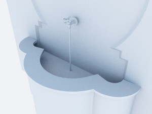 traditional fountain of morocco 3D Модель