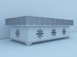traditional moroccan table 3D Model