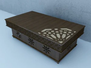 traditional moroccan lounge complet 3D Model