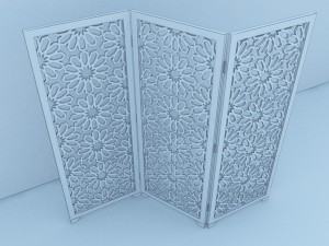 traditional moroccan lounge complet 3D-Modell