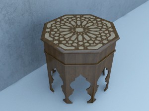 traditional moroccan lounge complet 3D-Modell