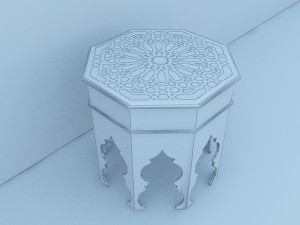 traditional moroccan lounge complet 3D-Modell