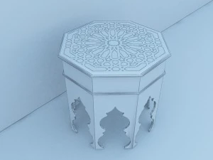 traditional moroccan lounge complet 3D Model