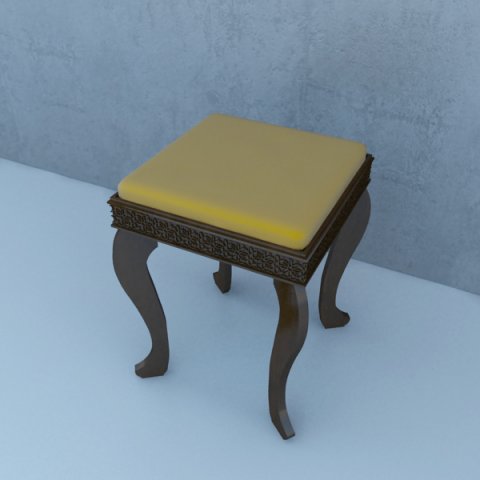 traditional moroccan seat 3Dモデル .c4d .max .obj .3ds .fbx .stl .blend 