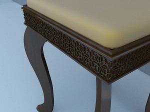 traditional moroccan seat 3Dモデル