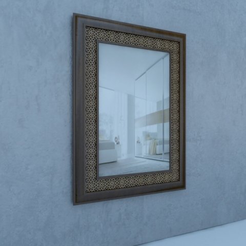 traditional moroccan mirror 3D Модель .c4d .max .obj .3ds .fbx .stl .blend 