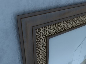 traditional moroccan mirror 3D Модель