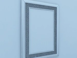 traditional moroccan mirror 3D Model