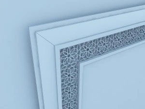 traditional moroccan mirror 3D Model