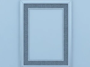 traditional moroccan mirror 3D Model