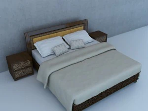 традиційне марокканське ліжко 3D Модель