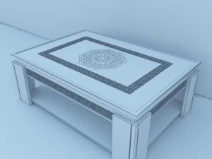 moroccan table 3D Model