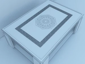 moroccan table 3D Model