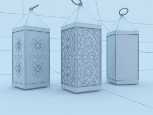 traditional moroccan lantern 3D Model