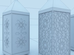 traditional moroccan lantern 3D 模型