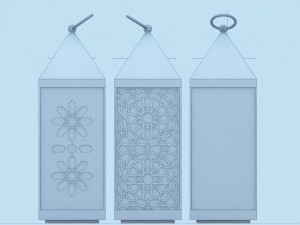 traditional moroccan lantern 3D 模型