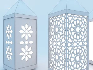 traditional moroccan lantern 3D Model