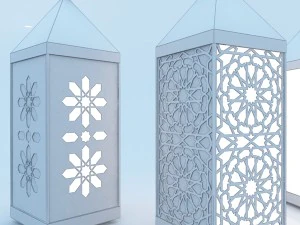 traditional moroccan lantern 3D Model