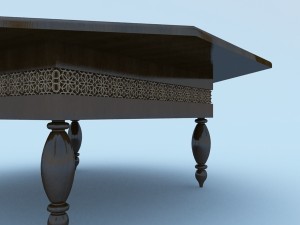 moroccan table 3D Модель