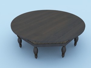moroccan table 3D Model