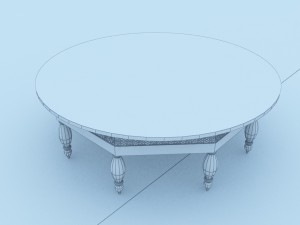 moroccan table 3D मॉडल