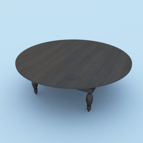 moroccan table 3D Model .c4d .max .obj .3ds .fbx .stl .blend 