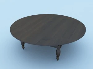 moroccan table 3D Model
