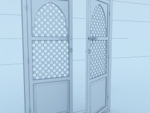 moroccan door 3D 모델