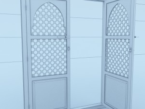 moroccan door 3D 모델