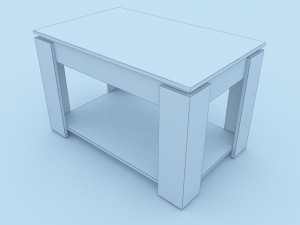 table 80x50x50 cm Modelo 3D
