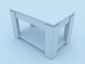 table 80x50x50 cm 3D Model