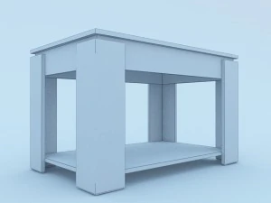 table 80x50x50 cm 3D Model