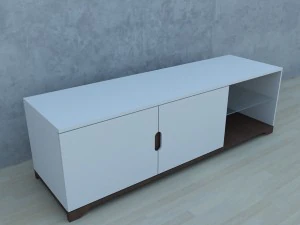 nowoczesny stojak pod telewizor Model 3D