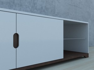 modern tv stand 3Dモデル