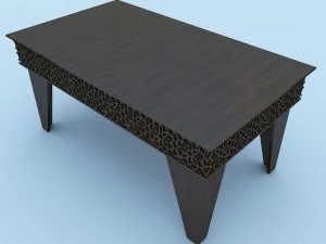 moroccan table 3D Model