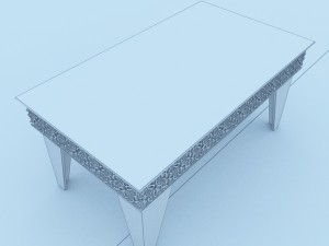 moroccan table Model 3D