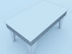 moroccan table 3D Model