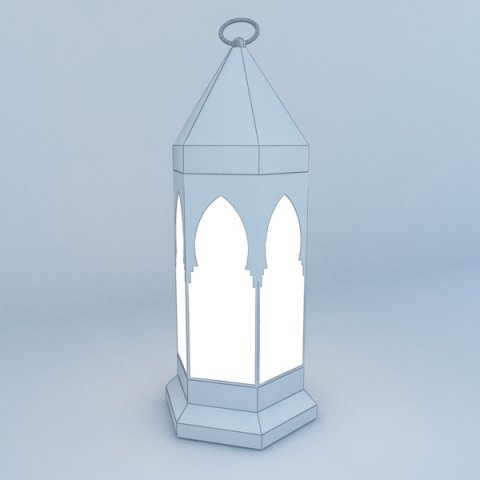 moroccan lantern 3Dモデル .c4d .max .obj .3ds .fbx .stl .blend 