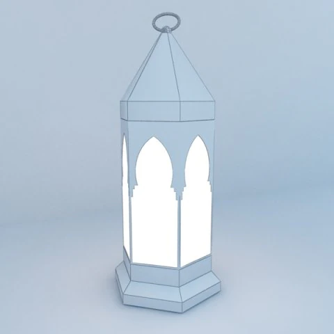 lanterna marocchina Modello 3D .c4d .max .obj .3ds .fbx .stl .blend 