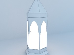 moroccan lantern 3D Model