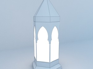moroccan lantern 3D Модель