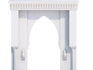 traditional moroccan door Modèle 3D
