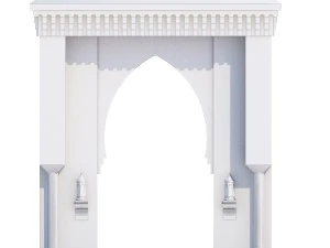 traditional moroccan door 3D Model
