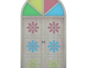 traditional moroccan door 3D-Modell
